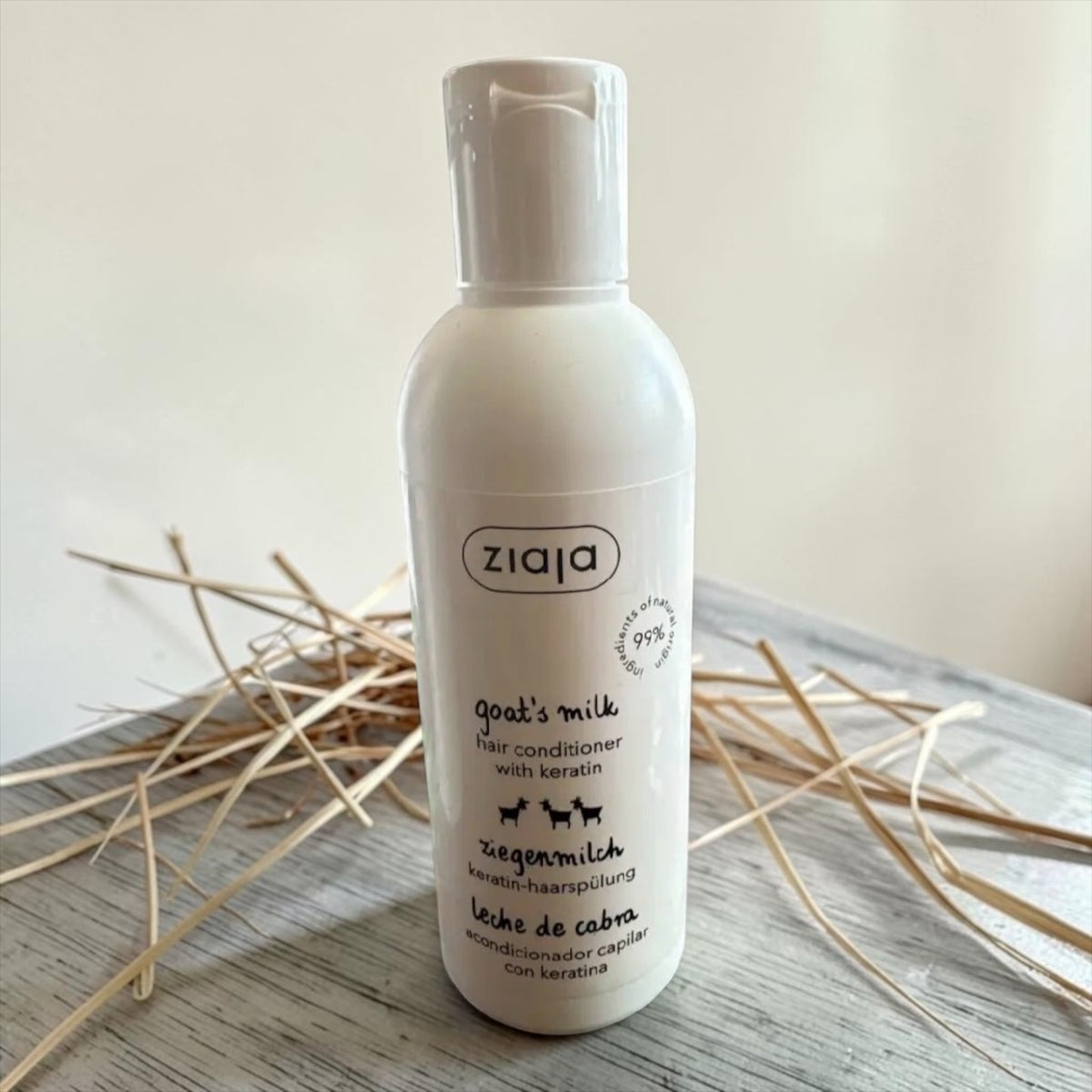Après-shampoing fortifiant - Kératine et lait de chèvre 🐐 Ziaja
