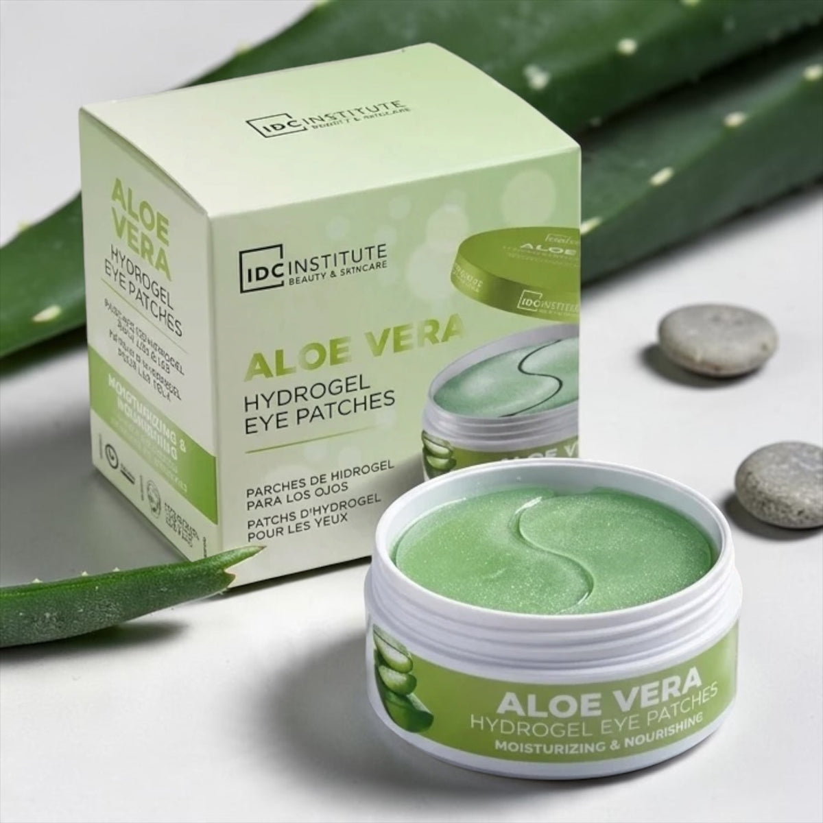 Boîte contenant 60 patch pour les yeux à l aloe vera