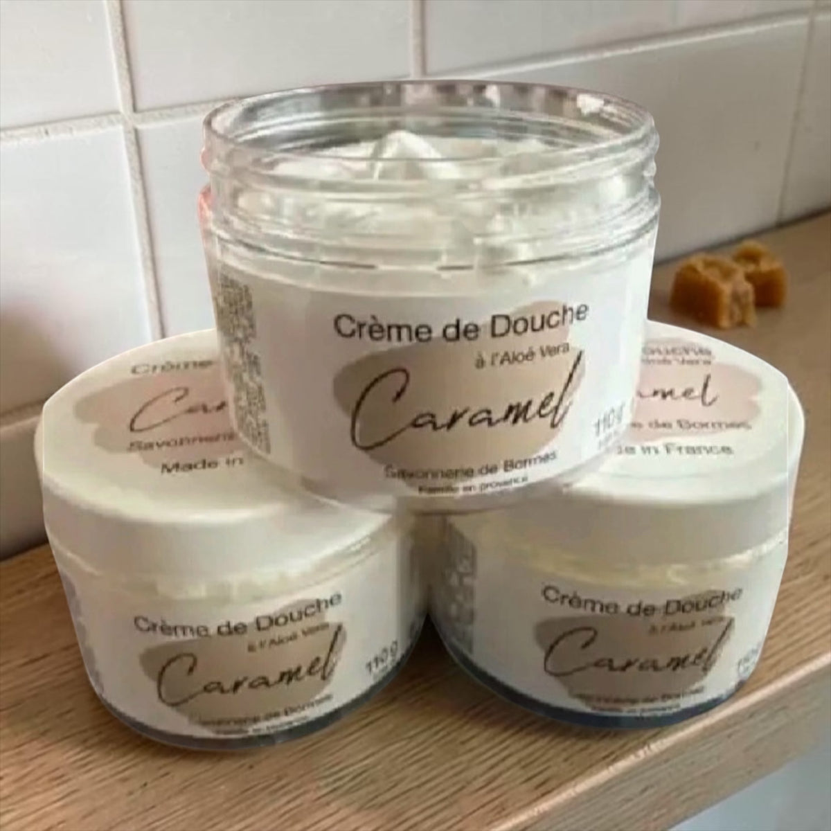 Crème de douche aloe vera Caramel