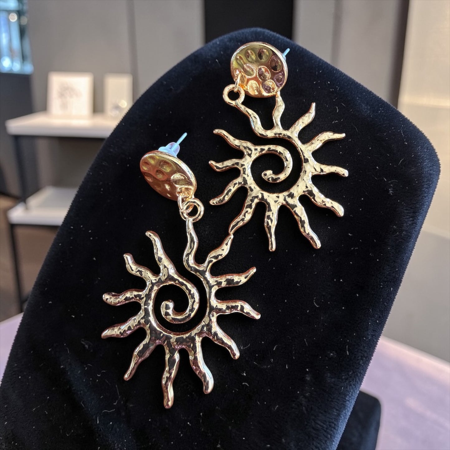 Boucles d’oreilles Soleil