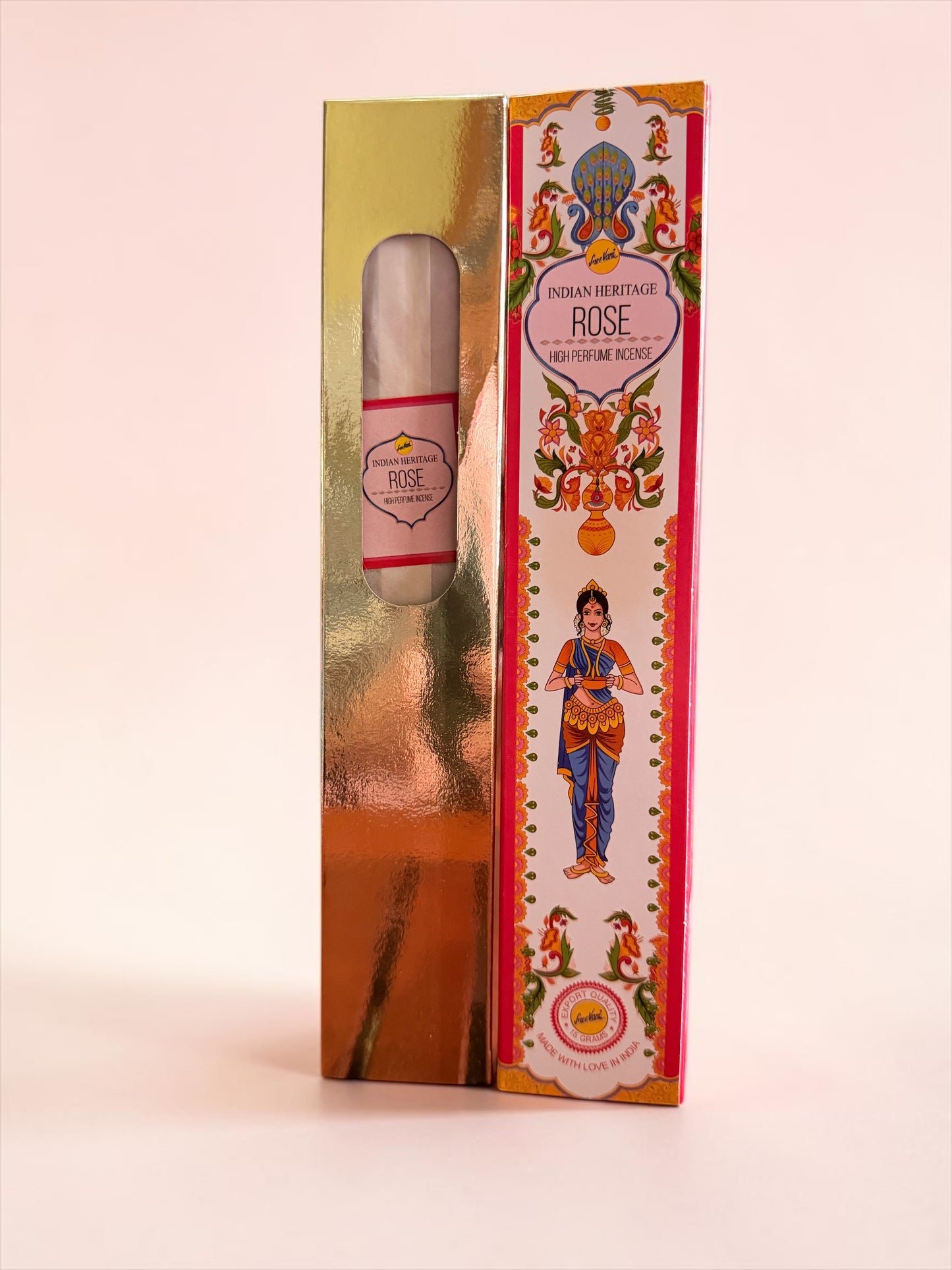 Boîte de 15 encens parfum Rose