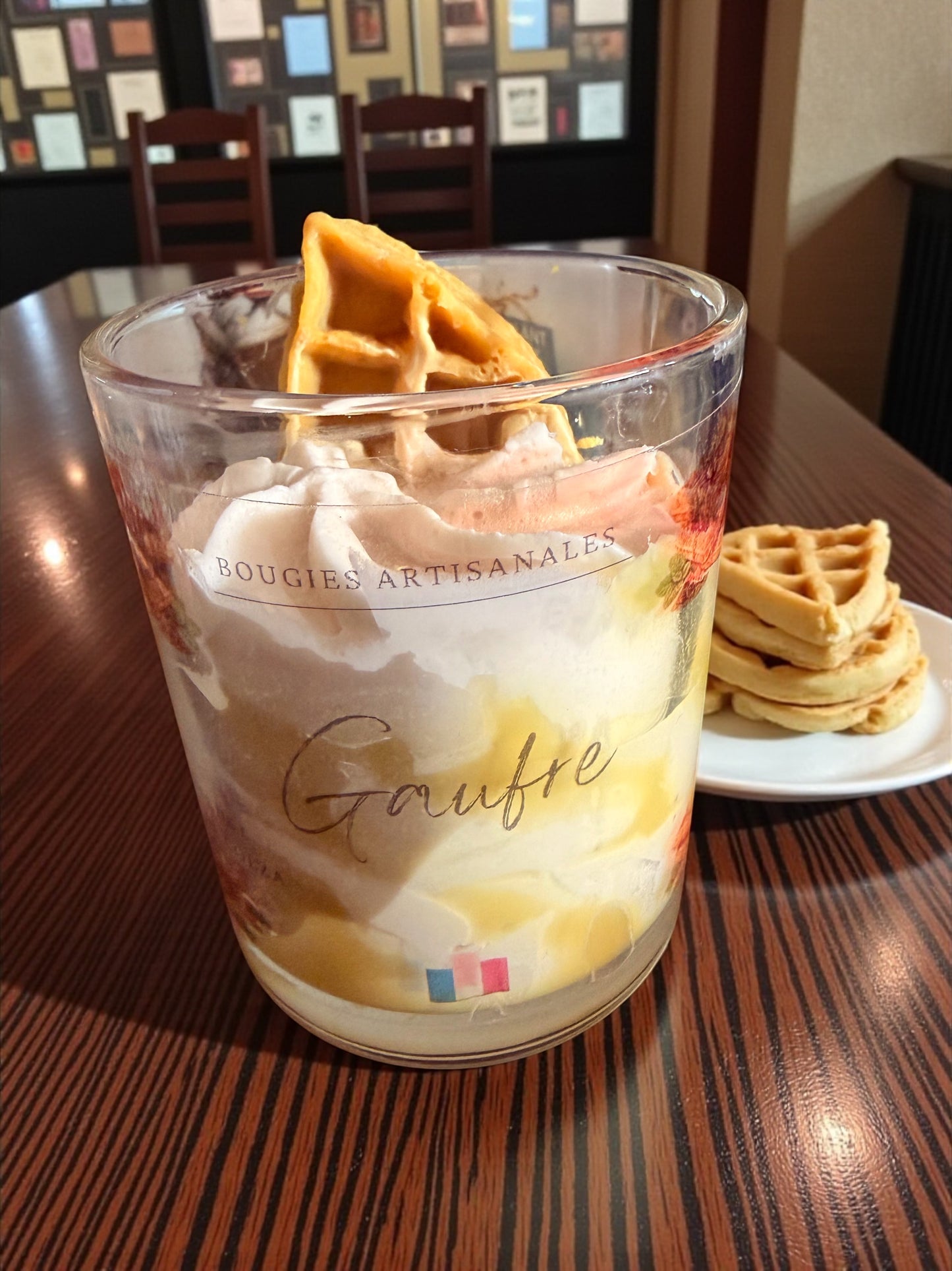 Bougie senteur gaufre 🧇