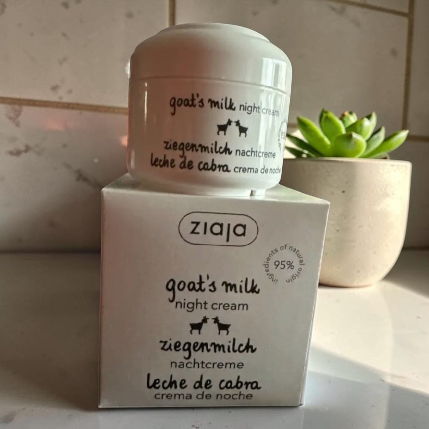 Crème de nuit anti age Ziaja au lait de chèvre 🐐