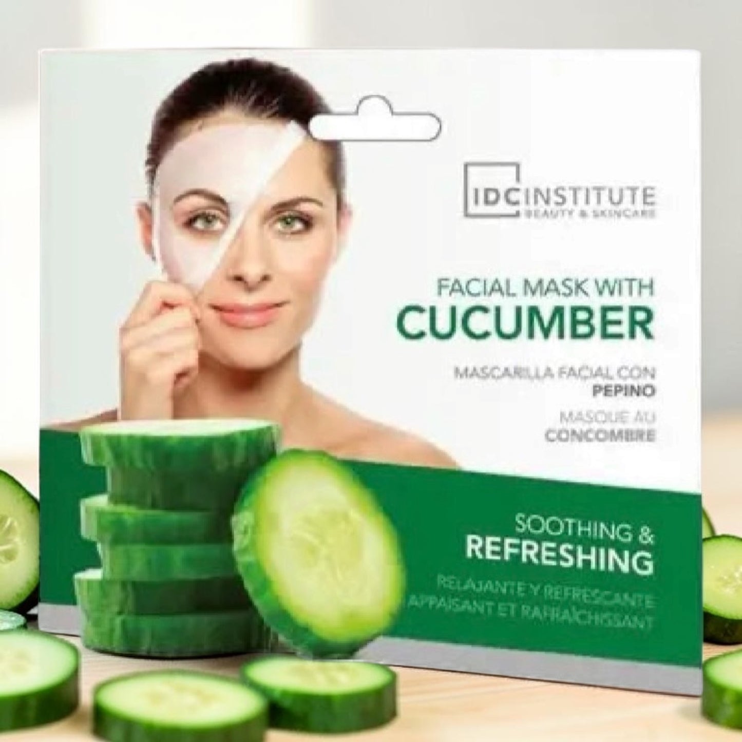 Masque facial avec concombre - Purifiant