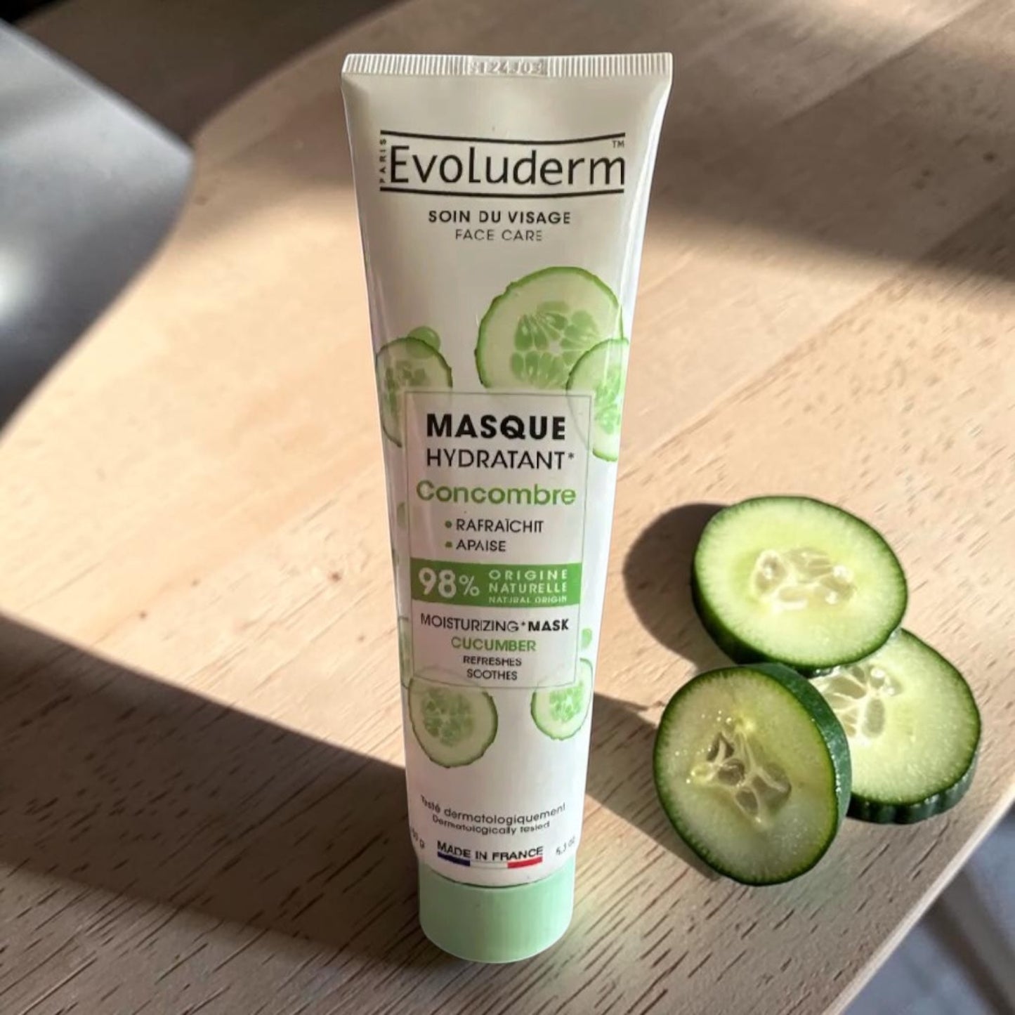 Masque Hydratant Concombre 🥒