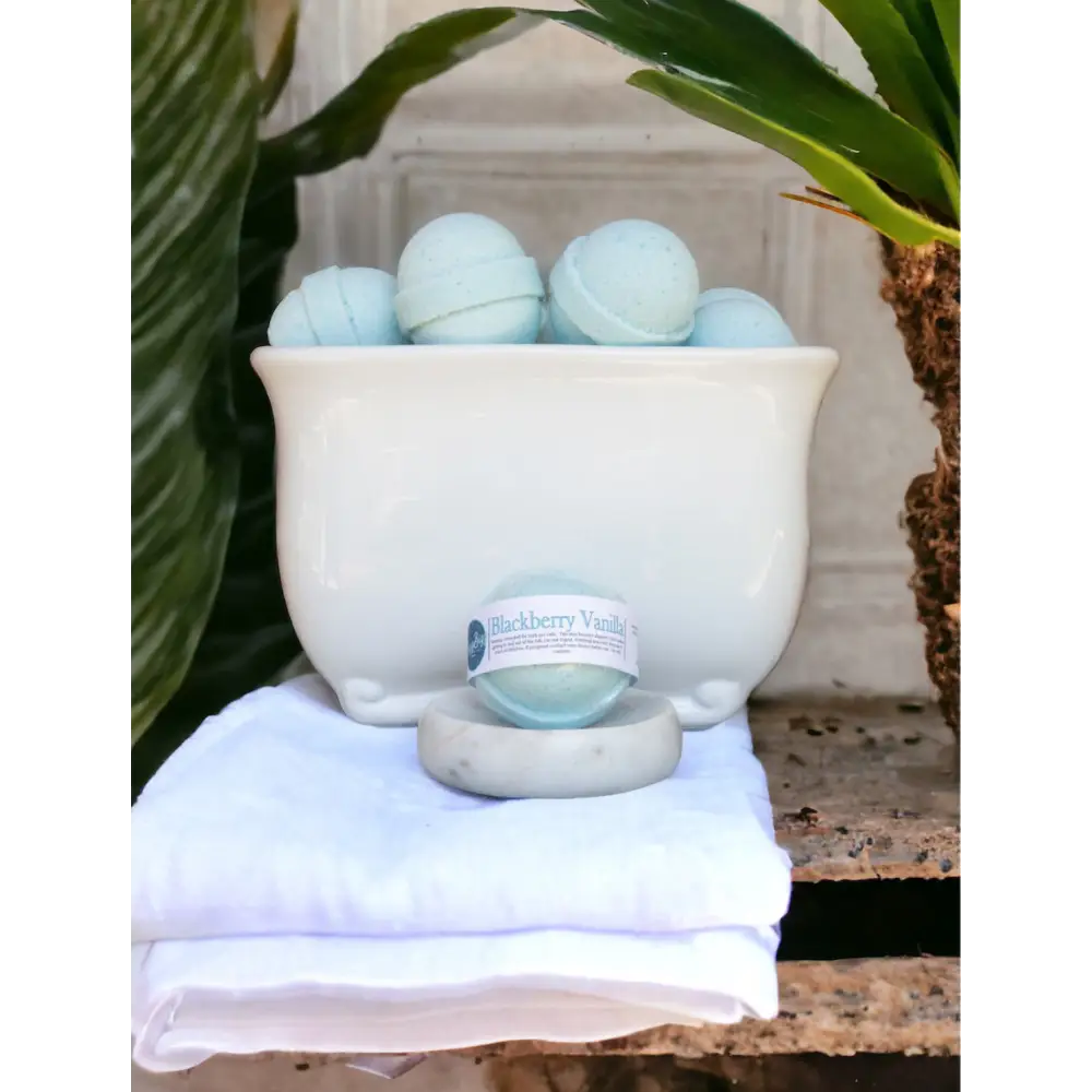 Bombe de bain vanille et mûre - Bombe de bain