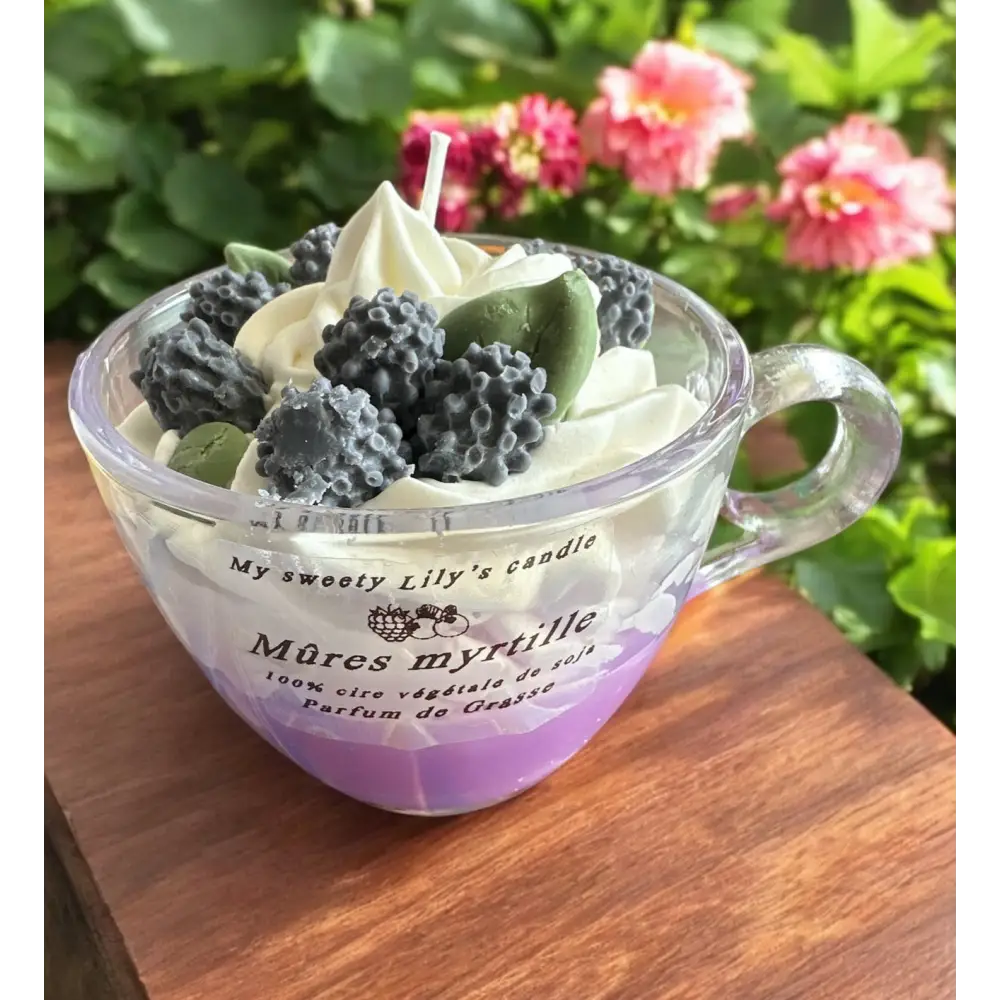 Bougie tasse Mûres Myrtilles 🫐 - Bougie