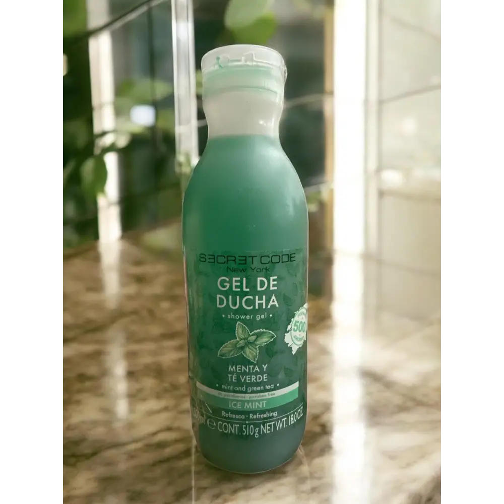 Grand gel douche fruité 510 g au choix - Menthe et thé vert - Gel douche