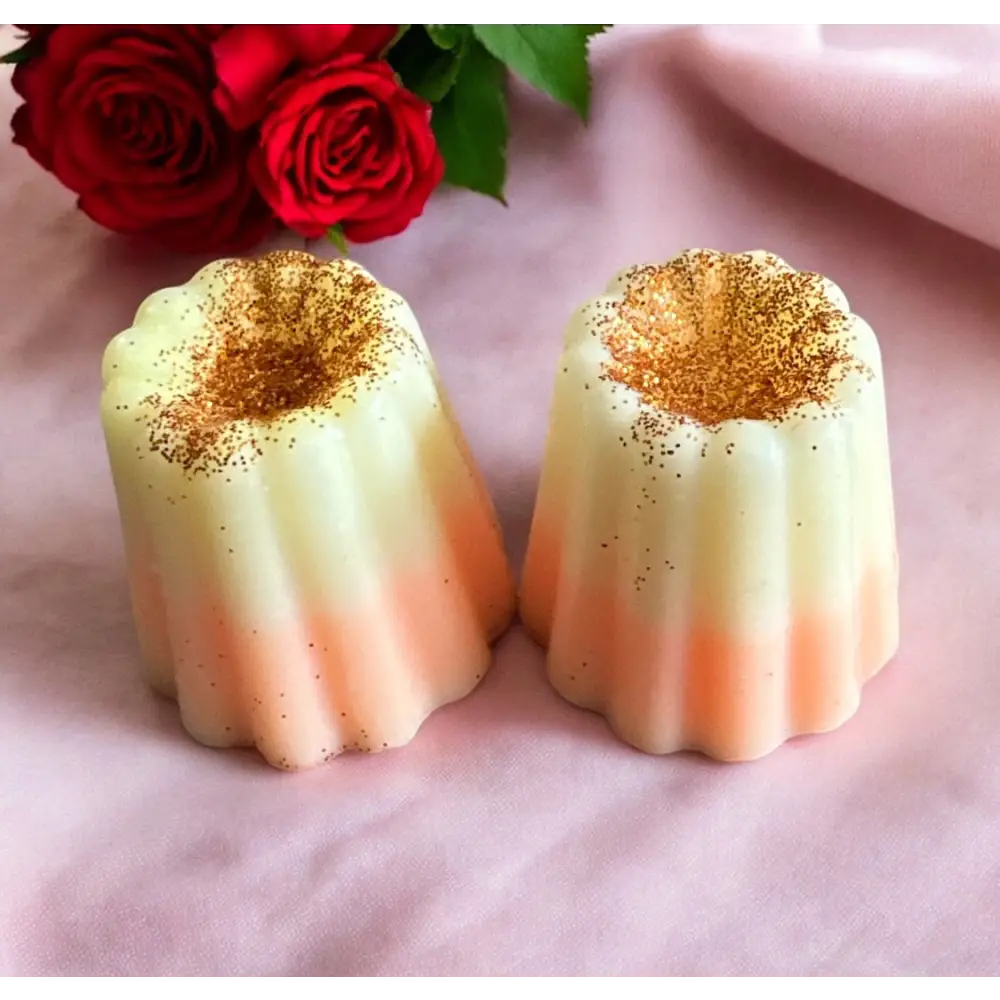 Gros fondant cannelé de cire au choix - Monoï pêche - Fondant de cire