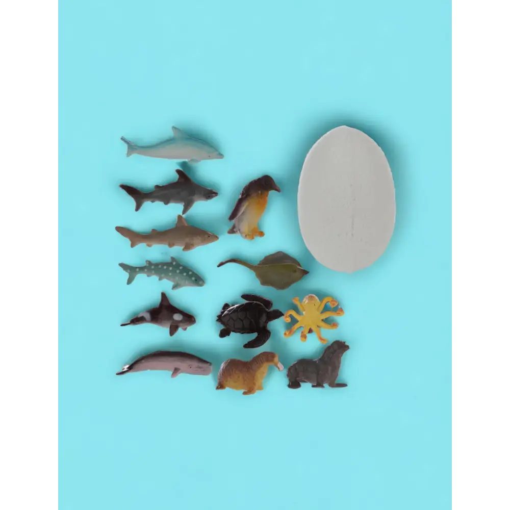 Oeuf de bain đ„ Vie marine avec jouet Ă collectionner - Bombe de bain