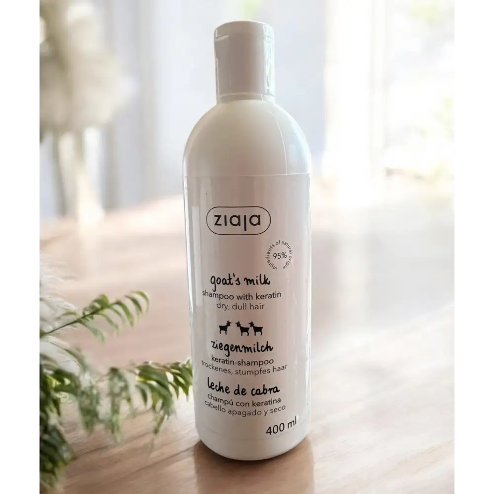 Shampoing fortifiant - Kératine et lait de chèvre 🐐 Ziaja - Lait de chevre