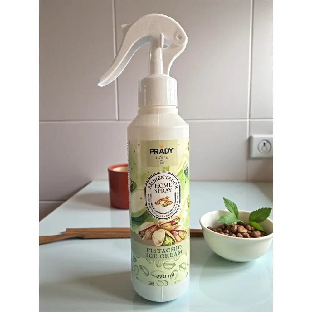 Spray d ambiance multisusage parfum au choix - Creme glacee pistache - Spray d ambiance