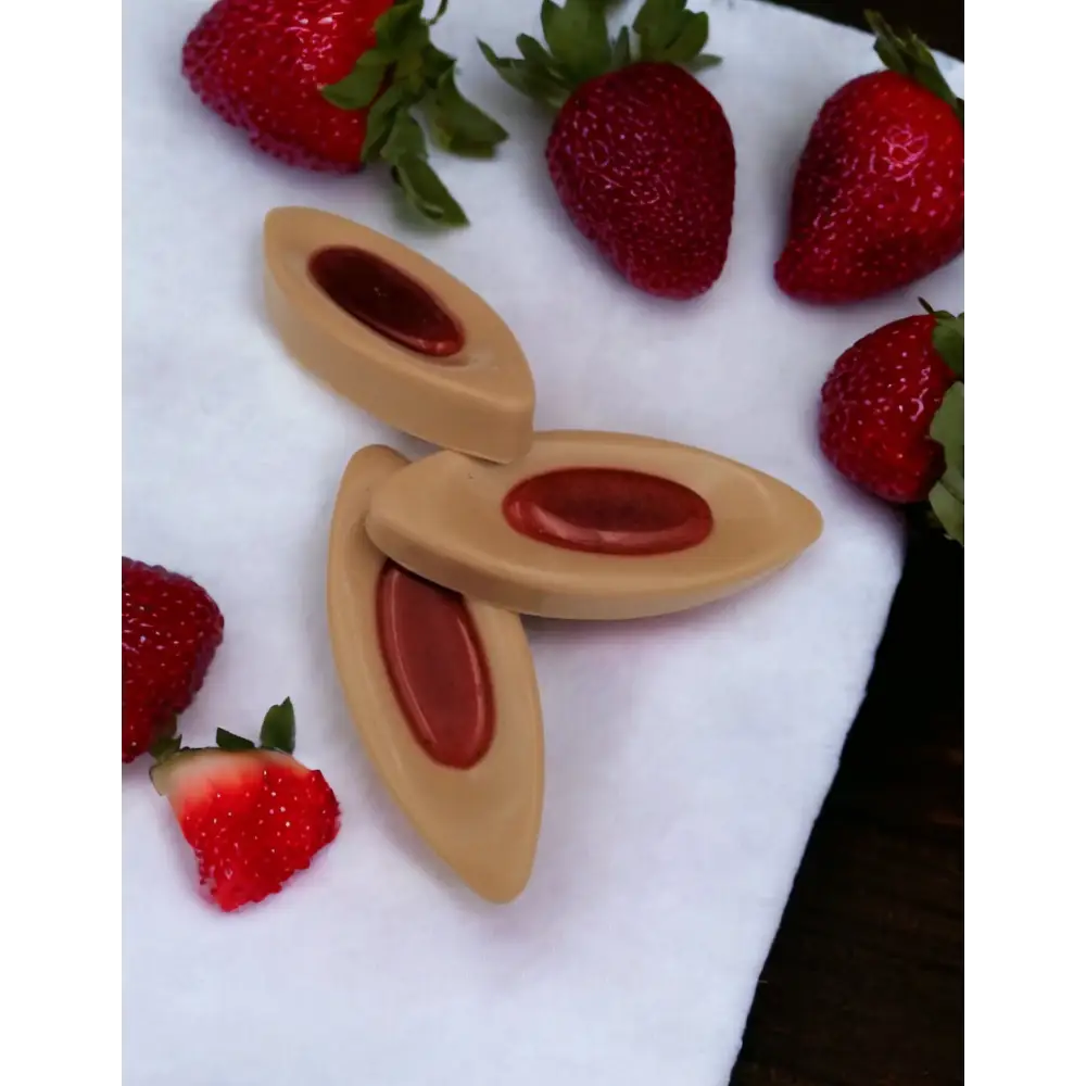 4 Savons barquettes parfum au choix - Fraise - Savon gourmand