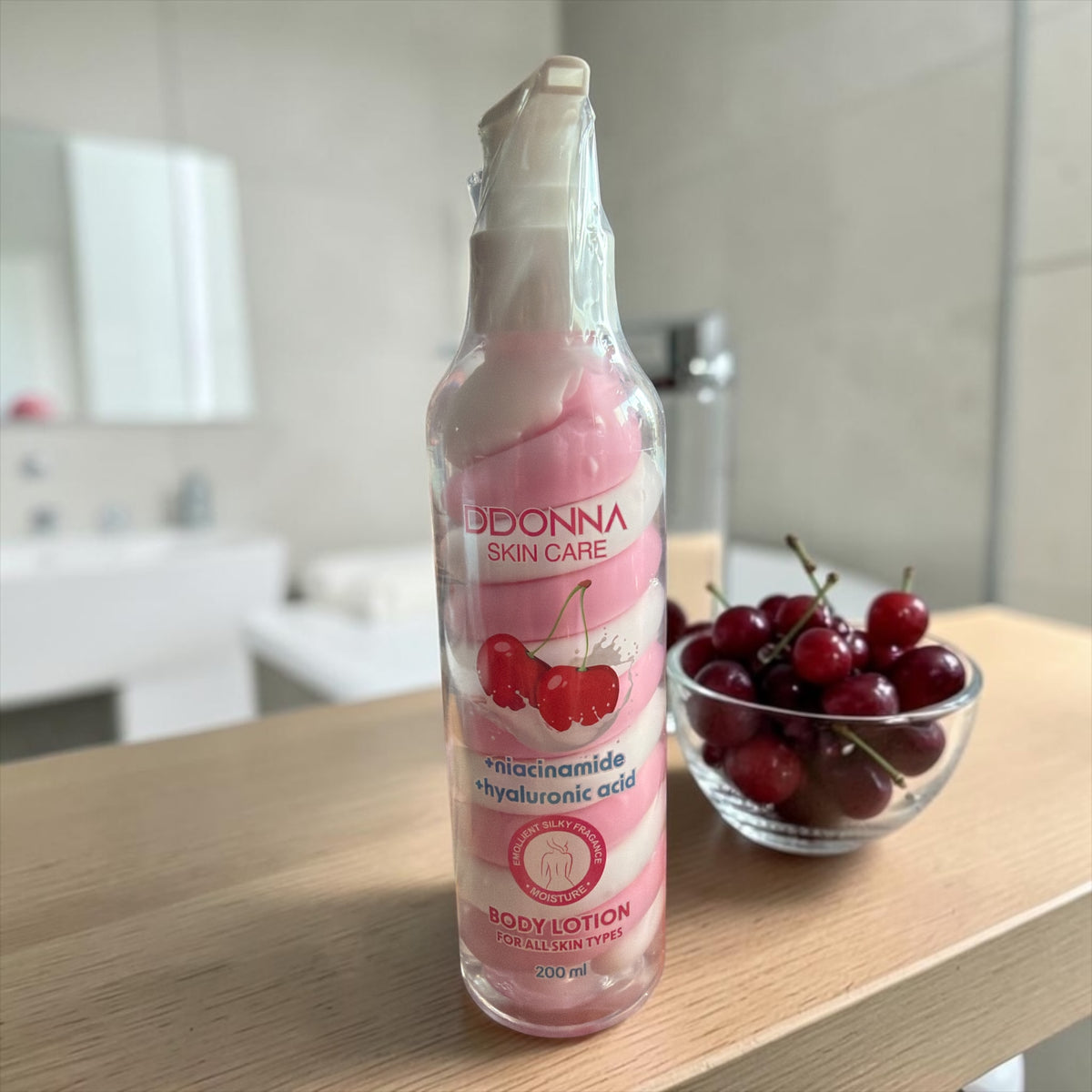 Body lotion à la cerise