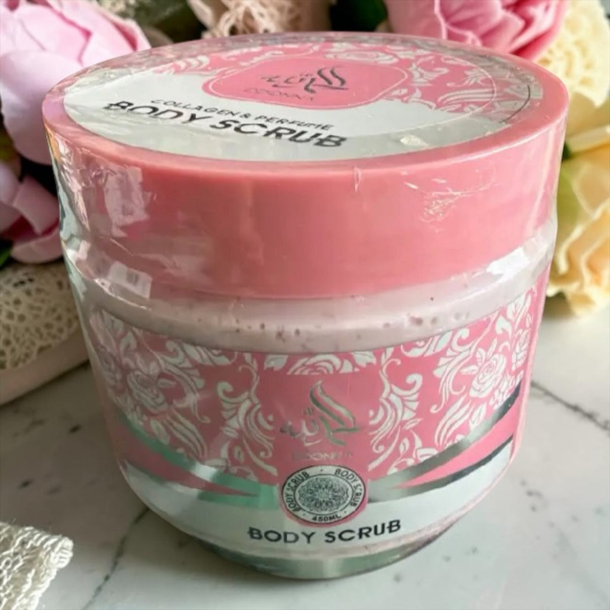 Gros pot de gommage Pinky 450 g