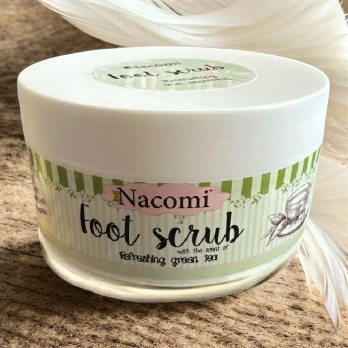 Gommage pour les pieds au thé vert Nacomi