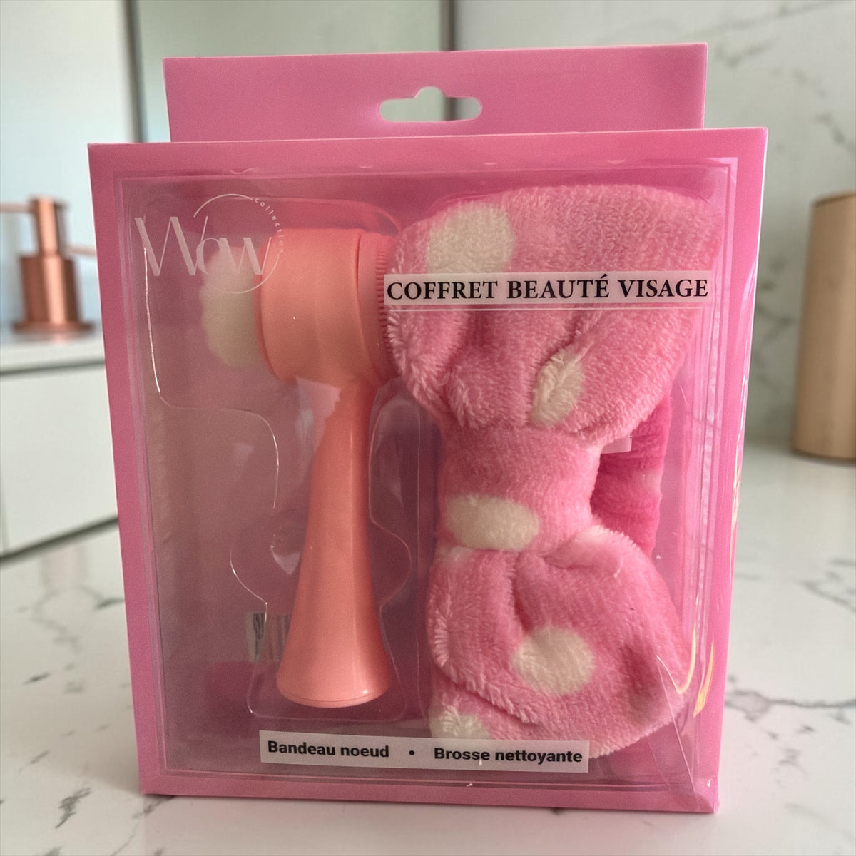 Coffret visage brosse nettoyante et bandeau