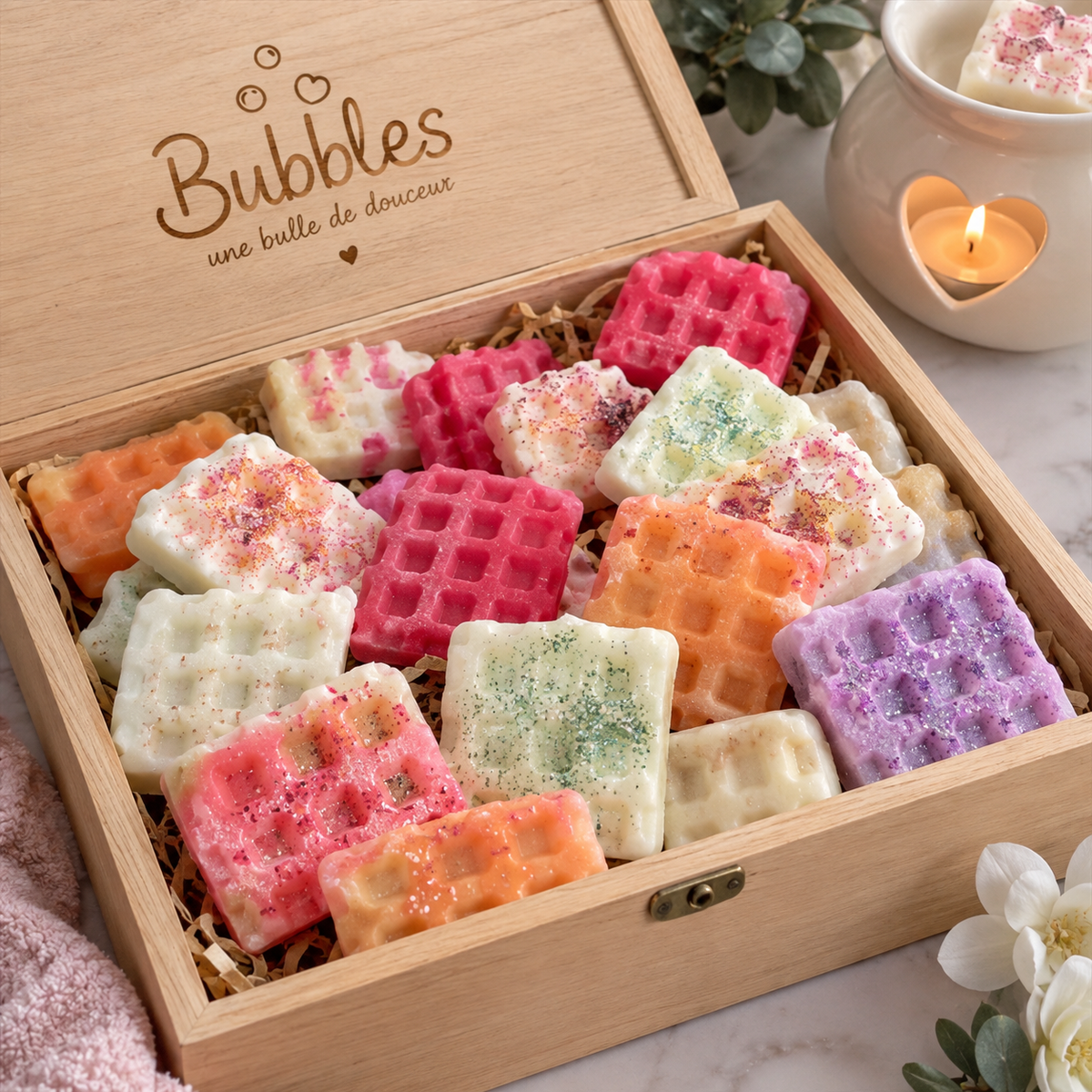 Gros fondant de cire Floral