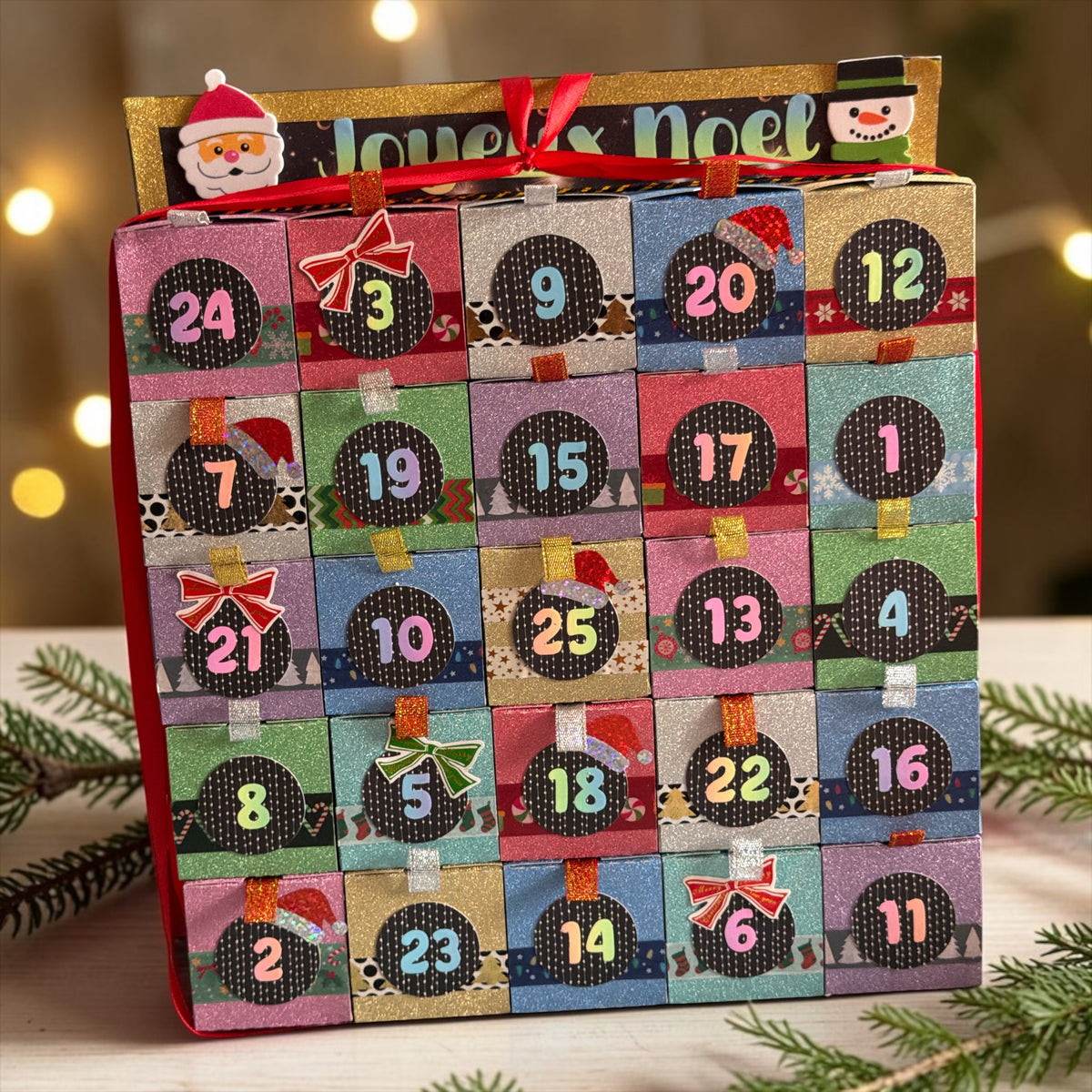 Calendrier de l Avent réutilisable