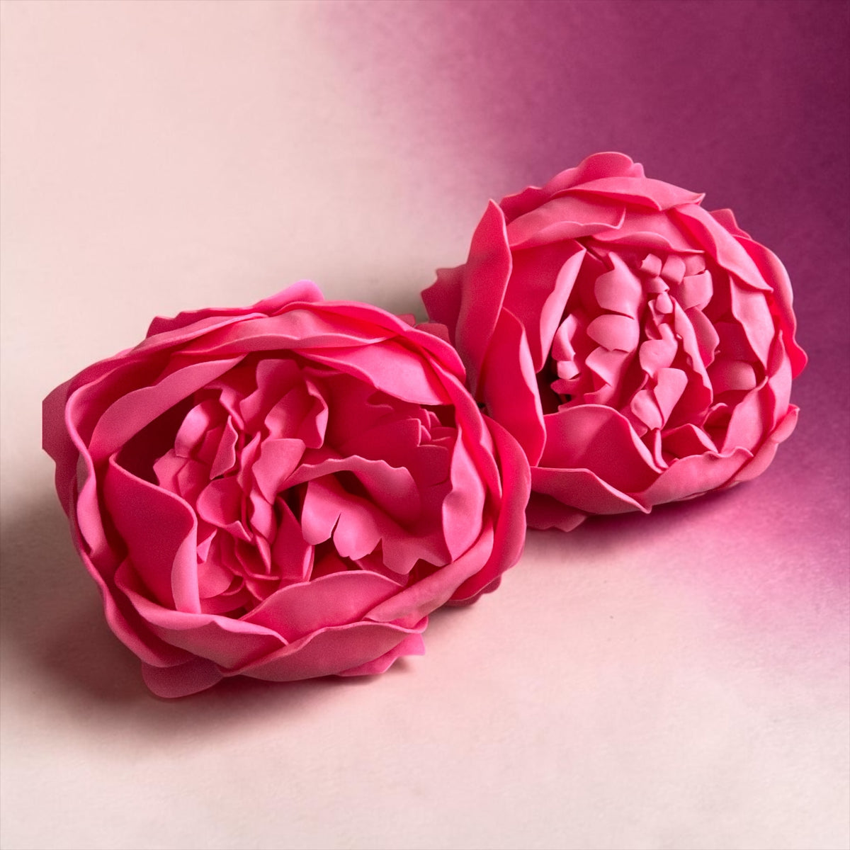 Rose , pivoine , œillet, tulipe  ou jacinthe  en pétales de savon. Fleur à composer