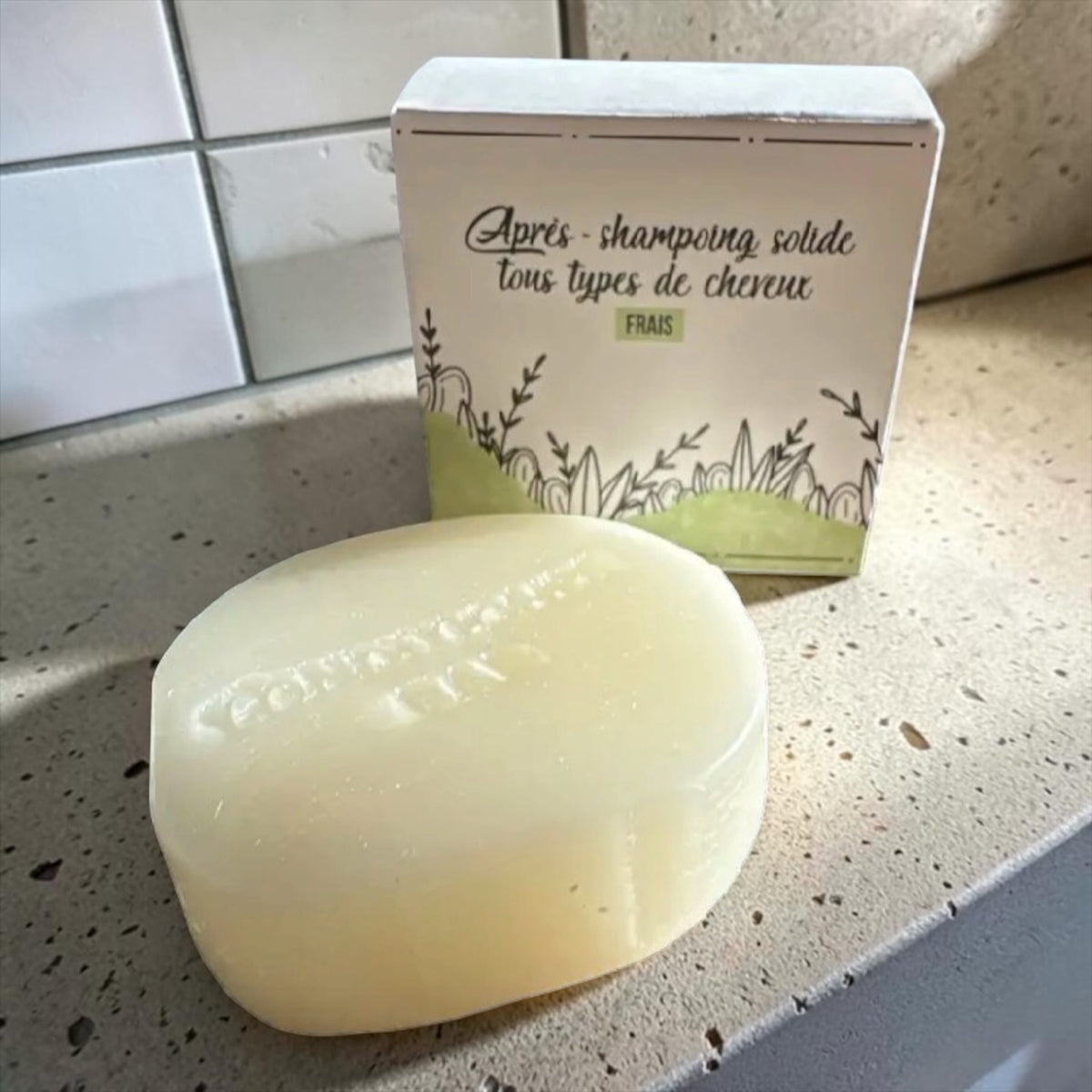 Après shampoing solide frais tous types de cheveux