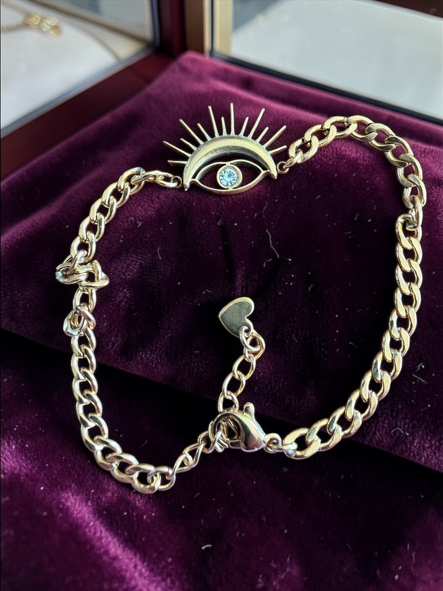 Bracelet œil porte bonheur