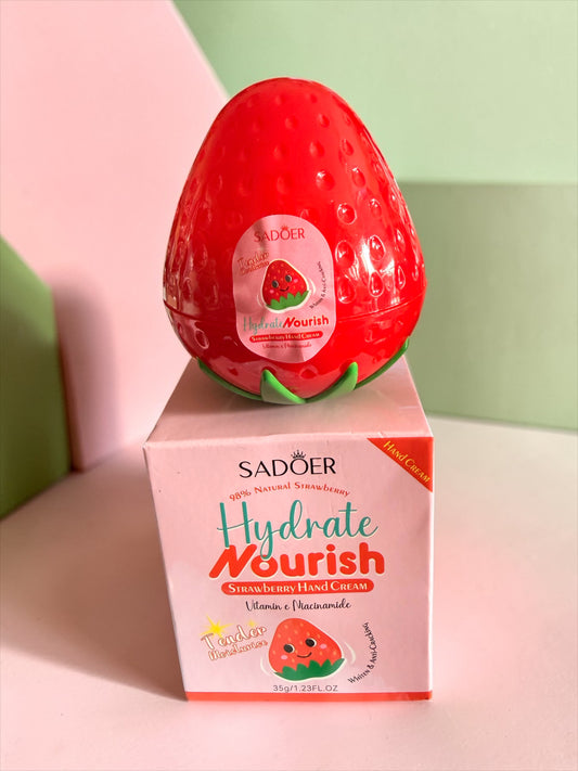 Crème pour les mains Fraise