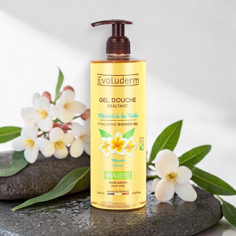 Gel douche exaltant Monoï à la folie 1000 ml ou 500 ml