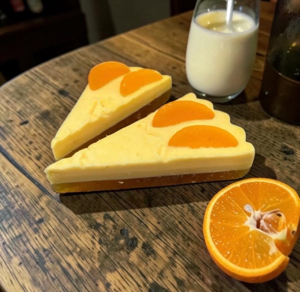 Savon exfoliant façon tarte