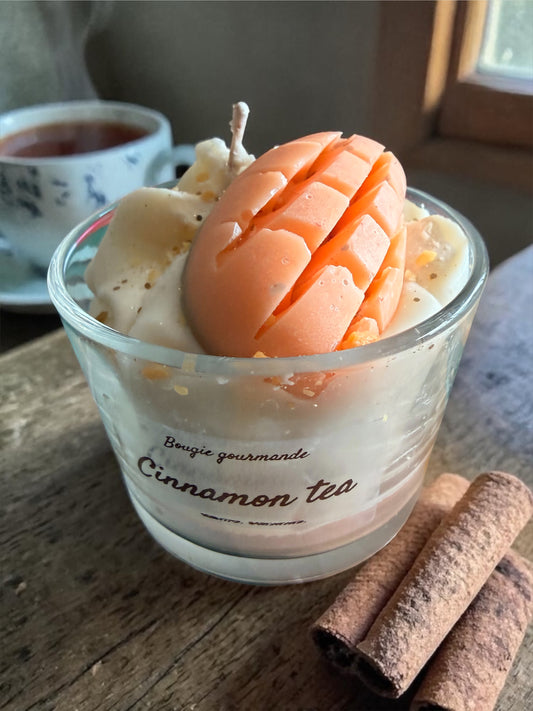 Bougie thé mangue et cannelle