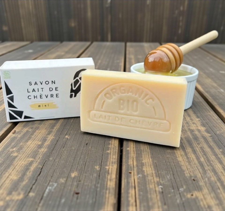 Savon au lait de chèvre parfum au choix