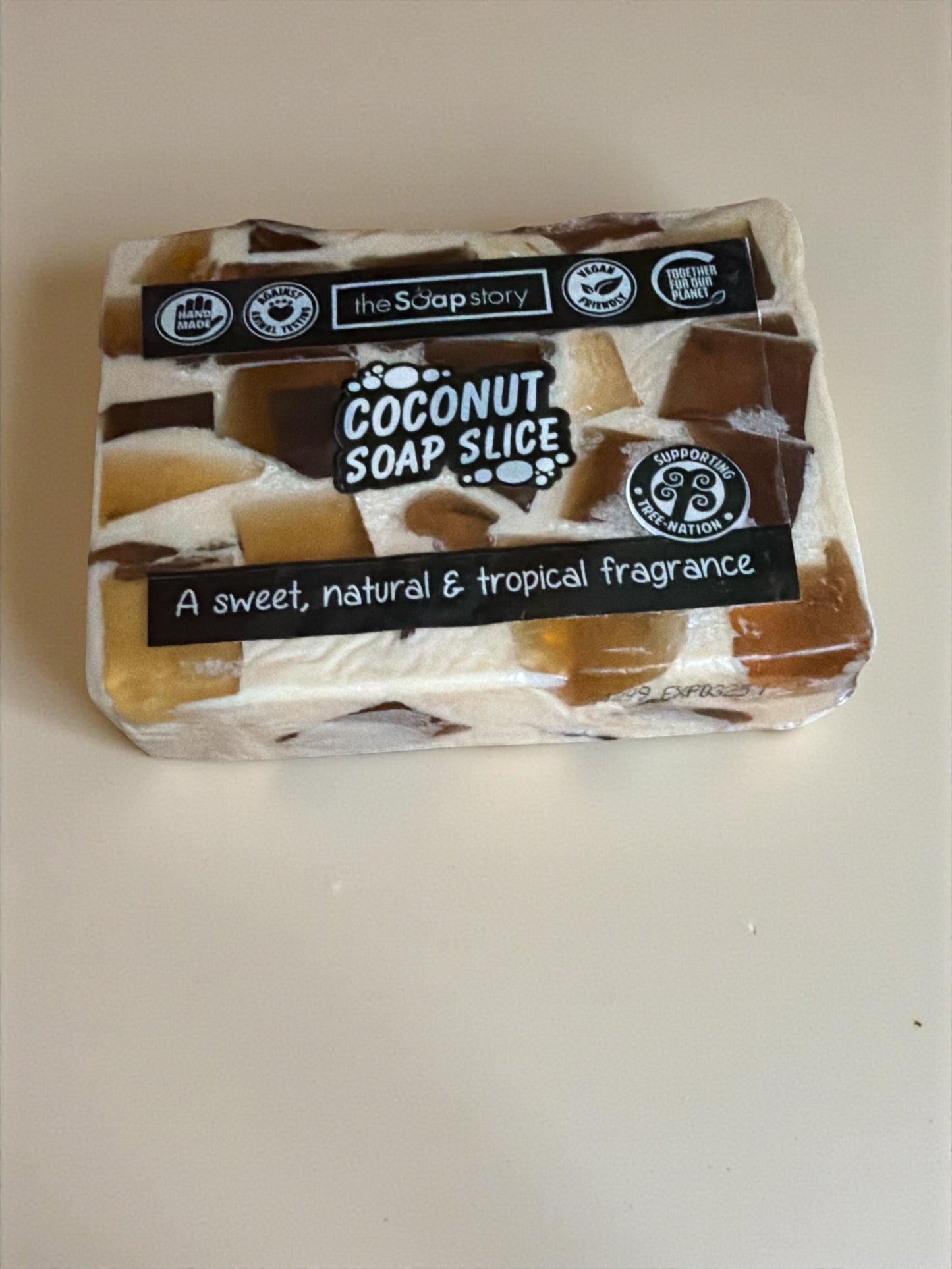 Tranche de savon noix de coco 120g