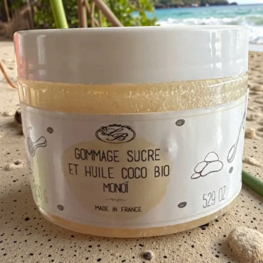 Gommage au sucre a l huile de coco bio