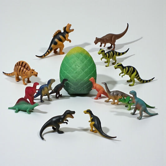 Bombe de bain demi œuf Dino 🦖 avec jouet