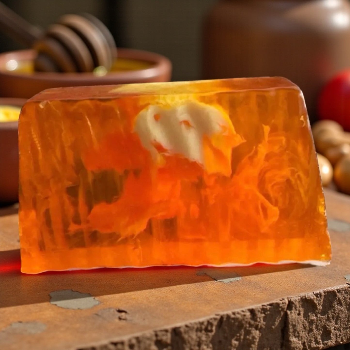 Tranche de savon  Lait de miel 🍯