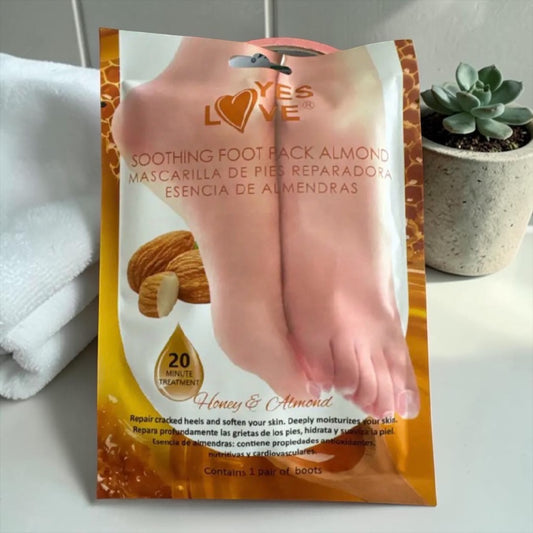Masque pieds amande et miel