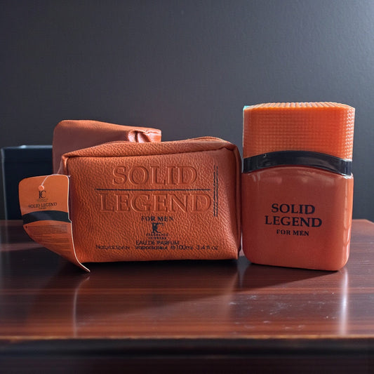 Eau de parfum avec sa trousse Solid Legend inspiration Sauvage Élixir 100 ml