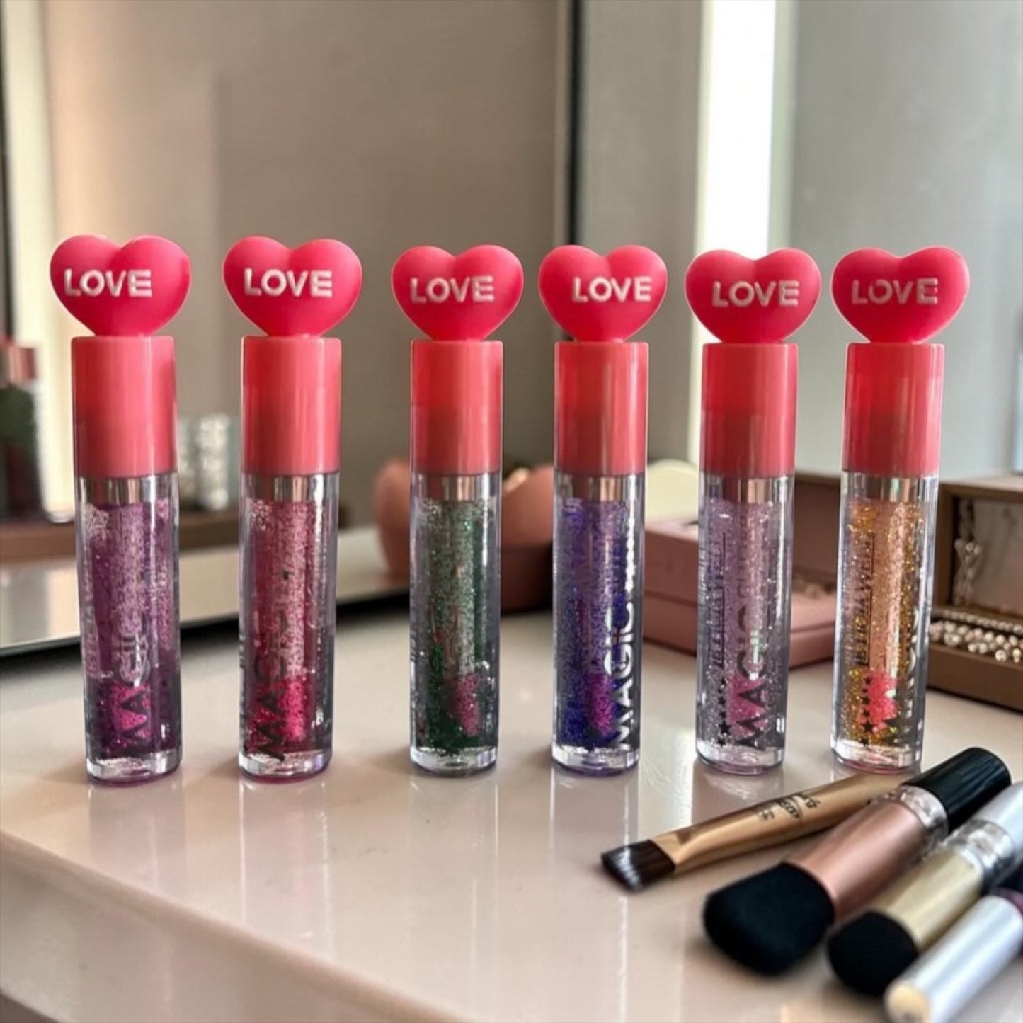 Gloss Magic Glitter change de couleur selon Ph