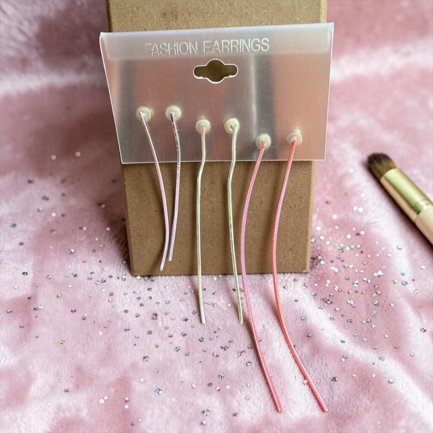 3 paires de boucles d oreilles pendantes