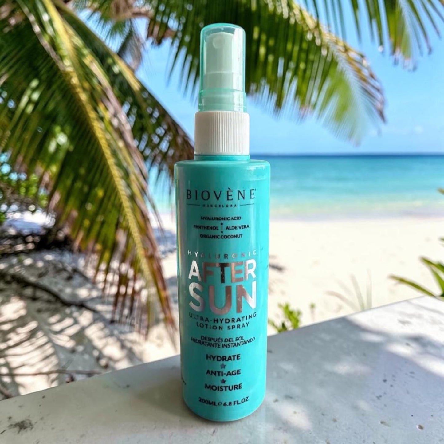 Spray après solaire ultra-hydratante HYALURONIC, noix de coco biologique