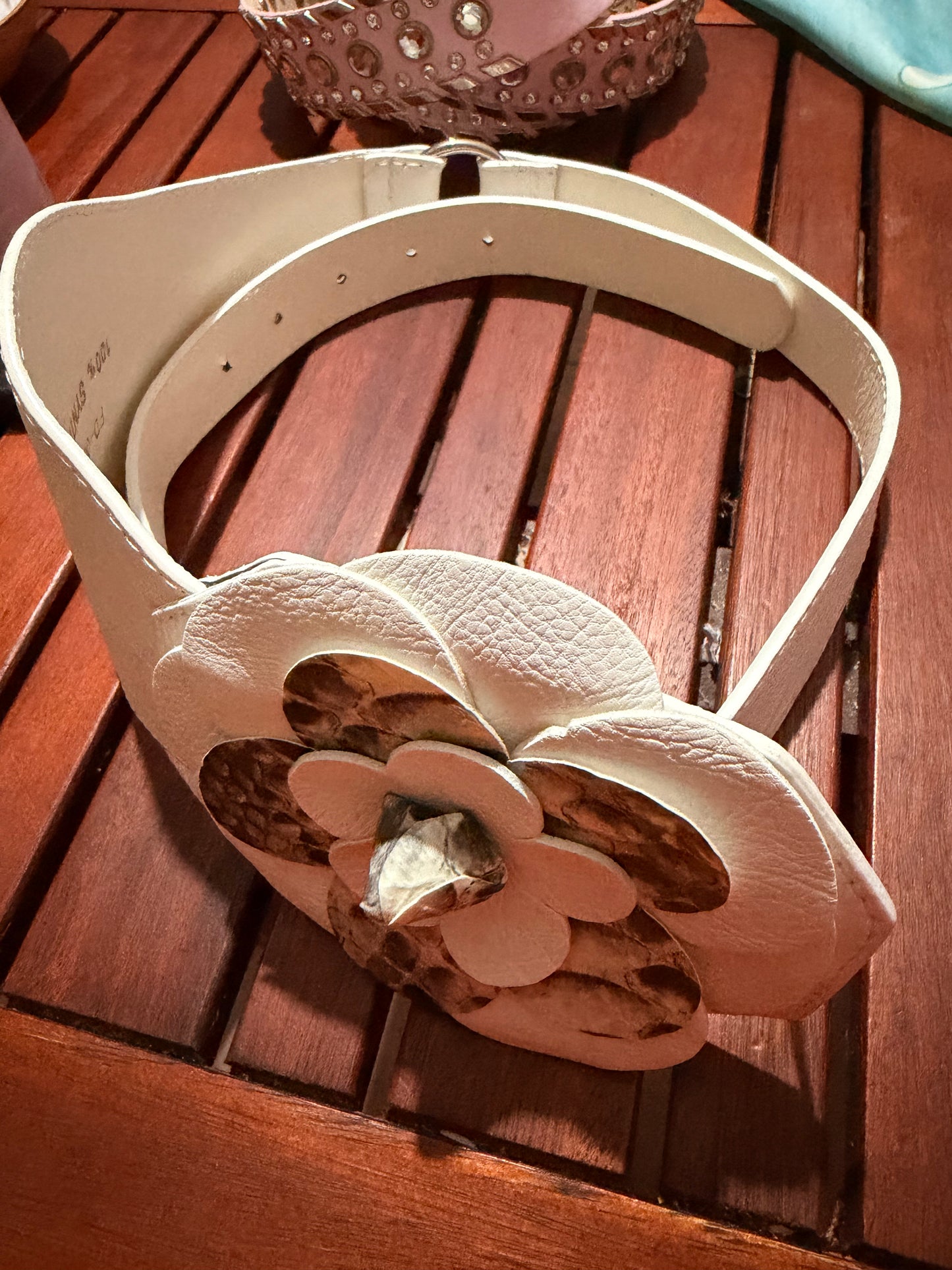 Ceinture fleur 90 cm