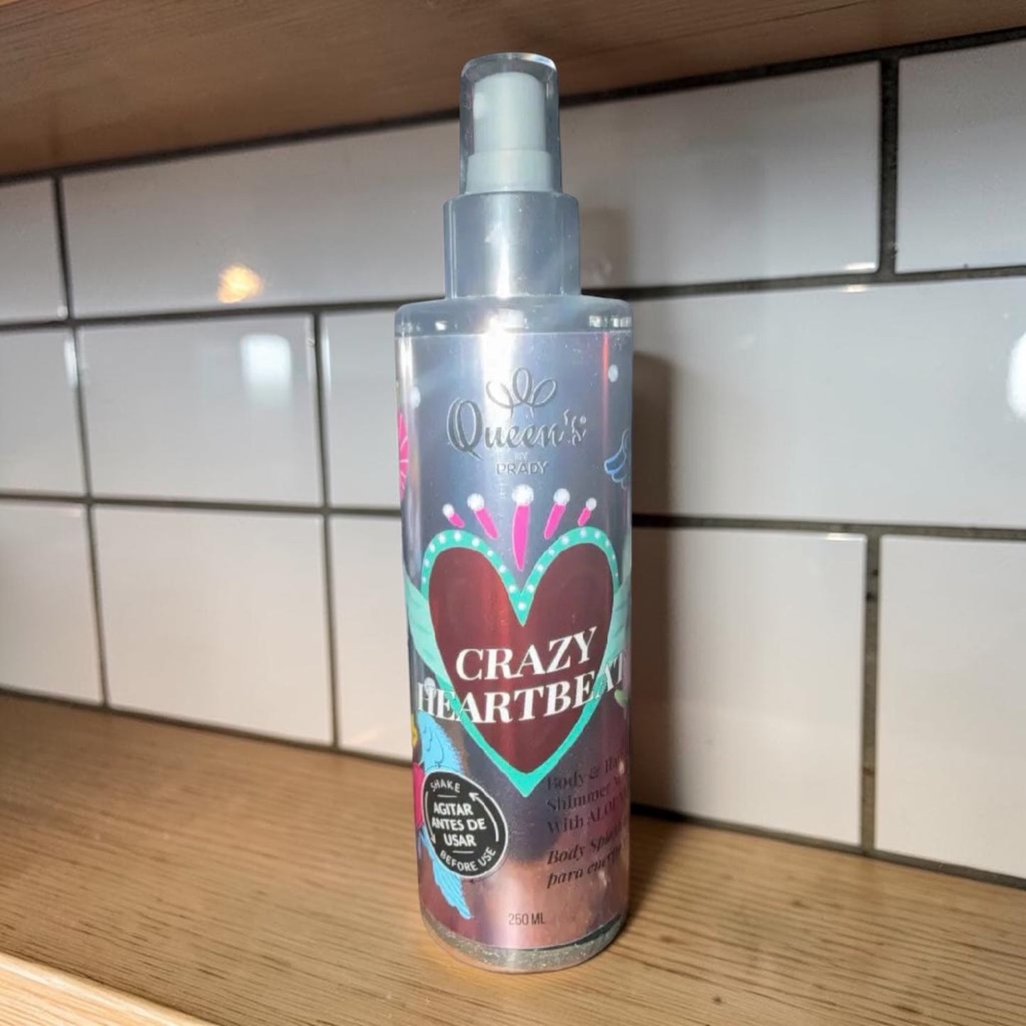 Brume paillettes à l aloe Vera