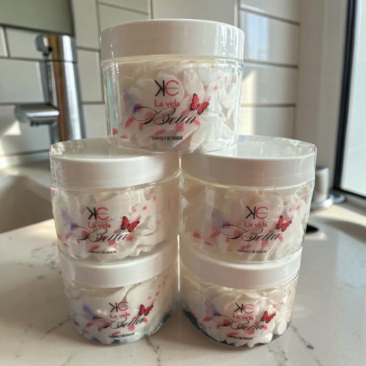 Chantilly de douche ( gel douche fouetté ) 100 g au choix