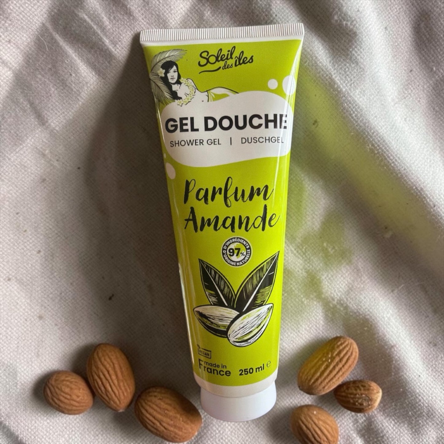 Gel douche au choix Soleil des îles 250 ml