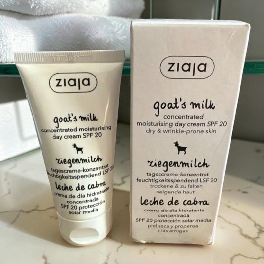 Crème Hydratante Concentrée au Lait de Chèvre SPF20🐐