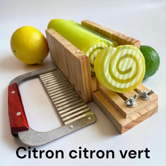 Tranche de savon  citron citron vert