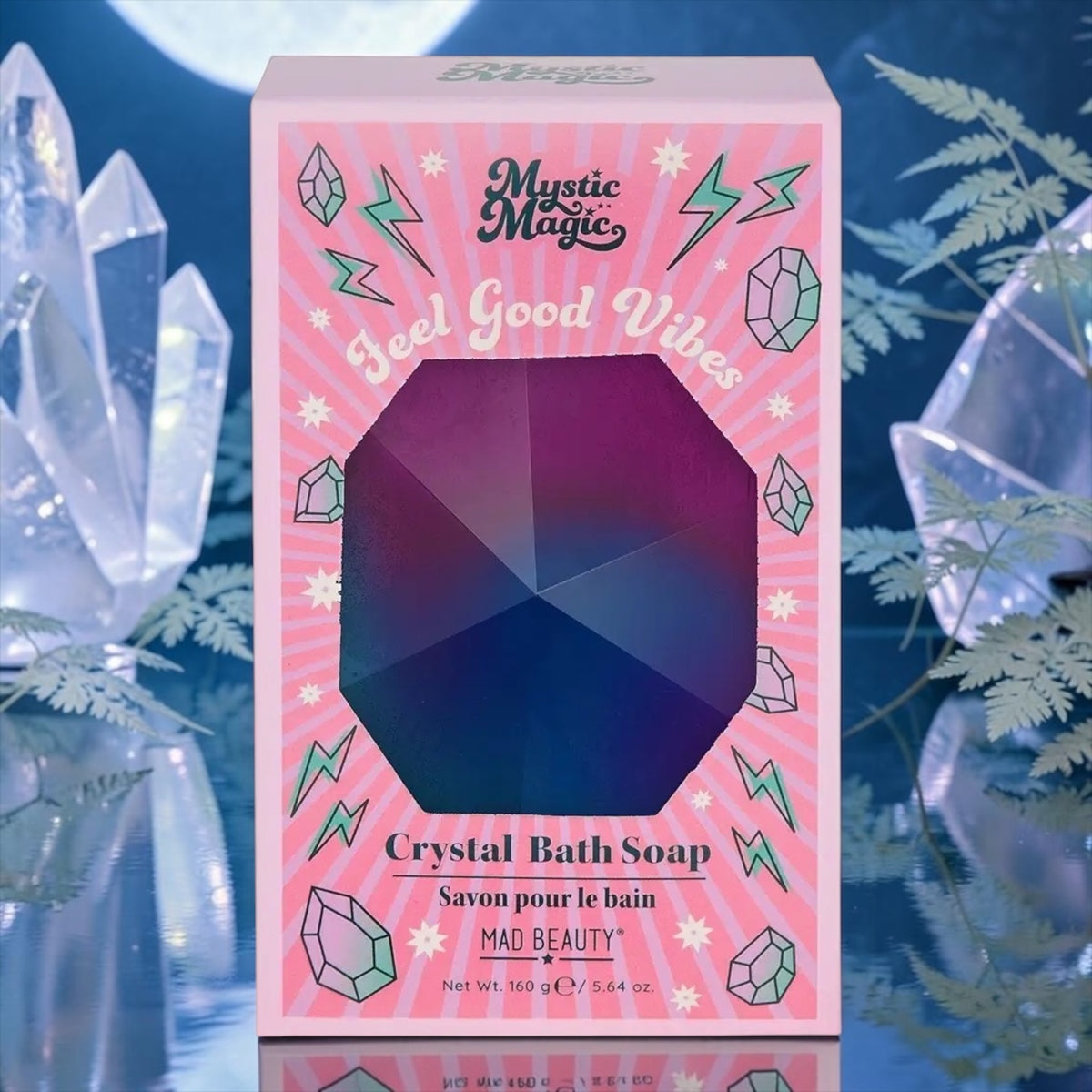 Savon de bain cristal étincelant