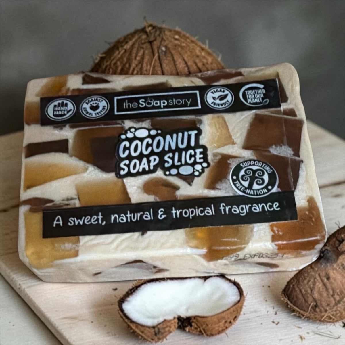 Tranche de savon noix de coco 120g