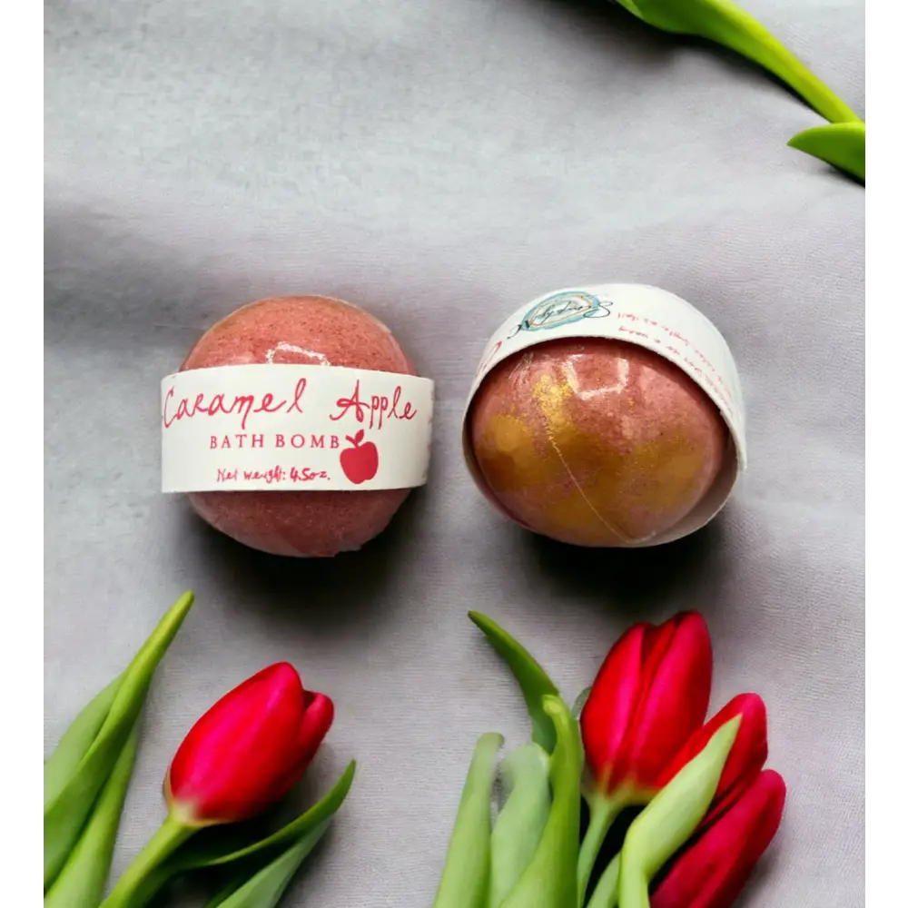 Bombe de bain parfum au choix - Pomme caramel - Bombe de bain