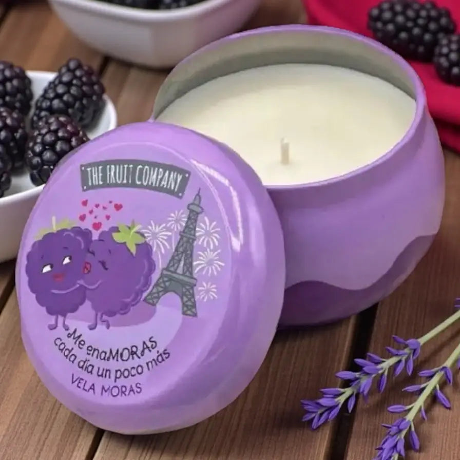 Bougie pot métallique parfum au choix - Bougie